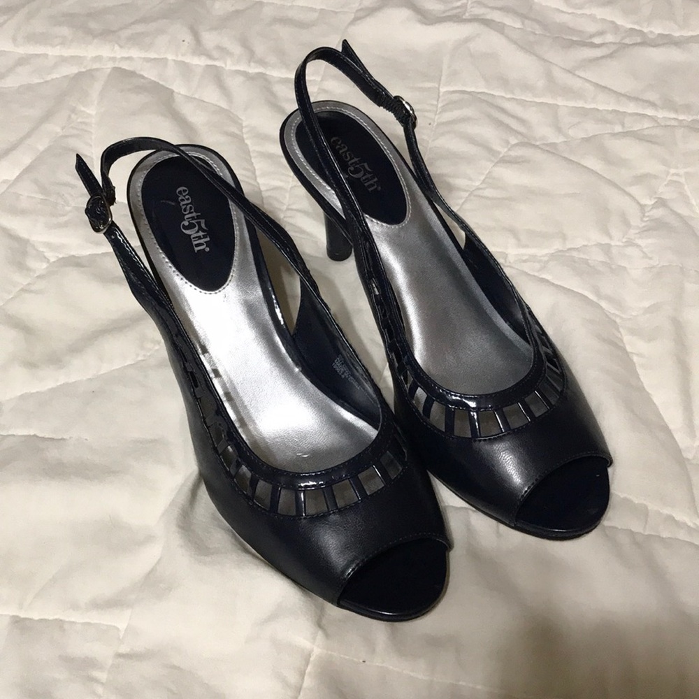 East 5th Navy Blue Heels